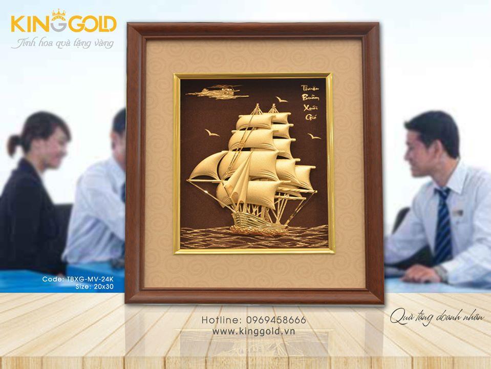 Bộ sưu tập tranh vàng 24k thuận buồm xuôi gió 'độc nhất vô nhị' làm quà tặng doanh nhân