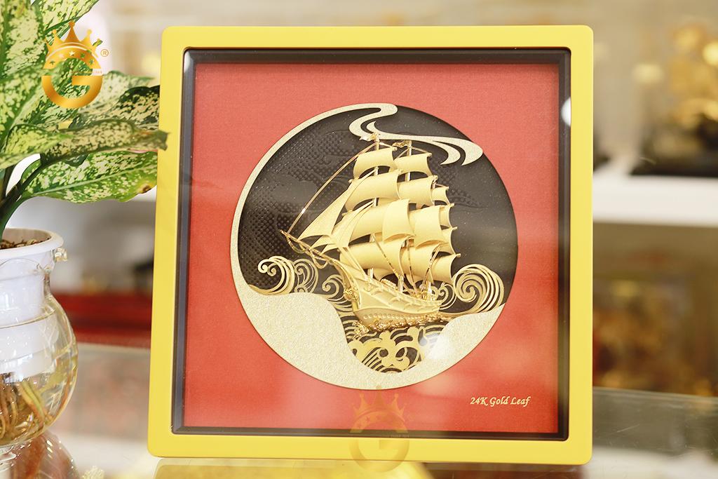 Bật mí địa chỉ mua tranh vàng thuận buồm xuôi gió tại Đà Nẵng