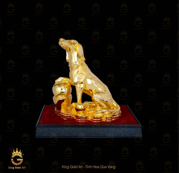 Tượng Chó Vàng - Quý linh tuổi Tuất