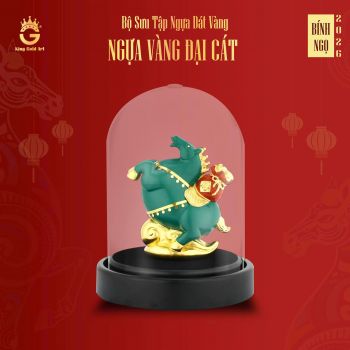 Quà Tết 2026 - Tượng Ngựa vàng đại cát