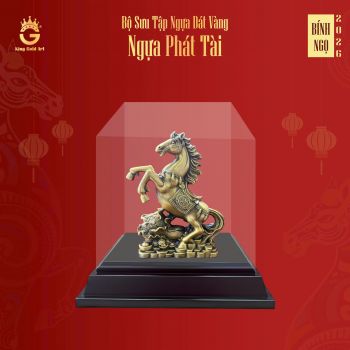 Quà Tết 2026 - Tượng Ngựa Phát Tài ( Bản Bắp cải )