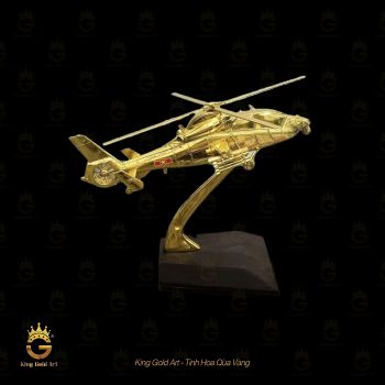 Mô hình máy bay chiến đấu mạ vàng: Quà tặng quân đội ý nghĩa