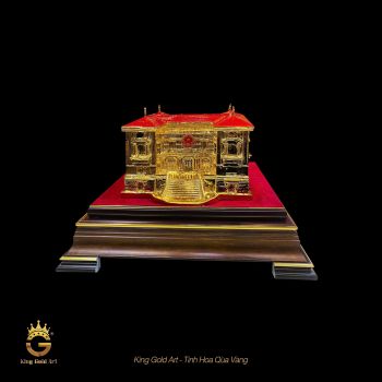 Mô Hình Lăng Chủ Tịch Mạ Vàng 