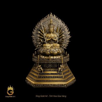 Tượng Phật Chuẩn Đề bằng đồng
