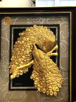 Tranh vinh hoa phú quý bằng vàng là 24k tuyệt mỹ